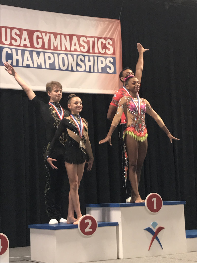 Rhythmic hoop and ball titles decided as acro and trampoline and tumbling  disciplines host preliminary rounds on Day 1 of elite USA Gymnastics  Championships · USA Gymnastics Championships